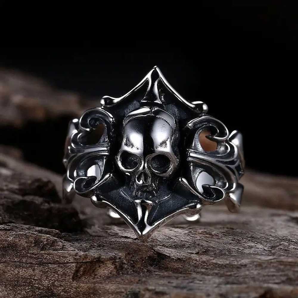 Jewelry × Streetwear × Vintage Gothic Skull Rings - image 4