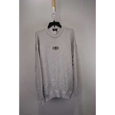 Balenciaga o1rshd1 Crew Neck Sweater in Gray - image 1