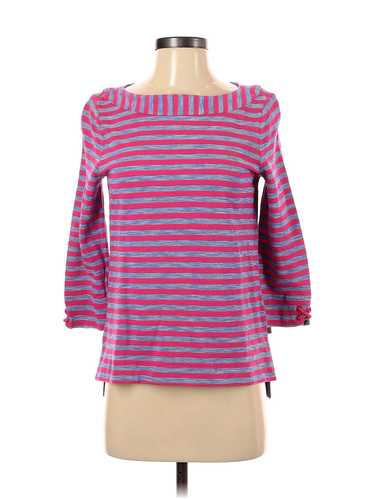 Talbots Women Pink 3/4 Sleeve Top P