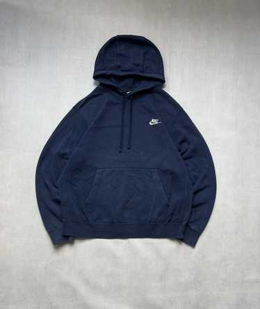 Nike Hoodie Nike small logo y2k navy - image 1