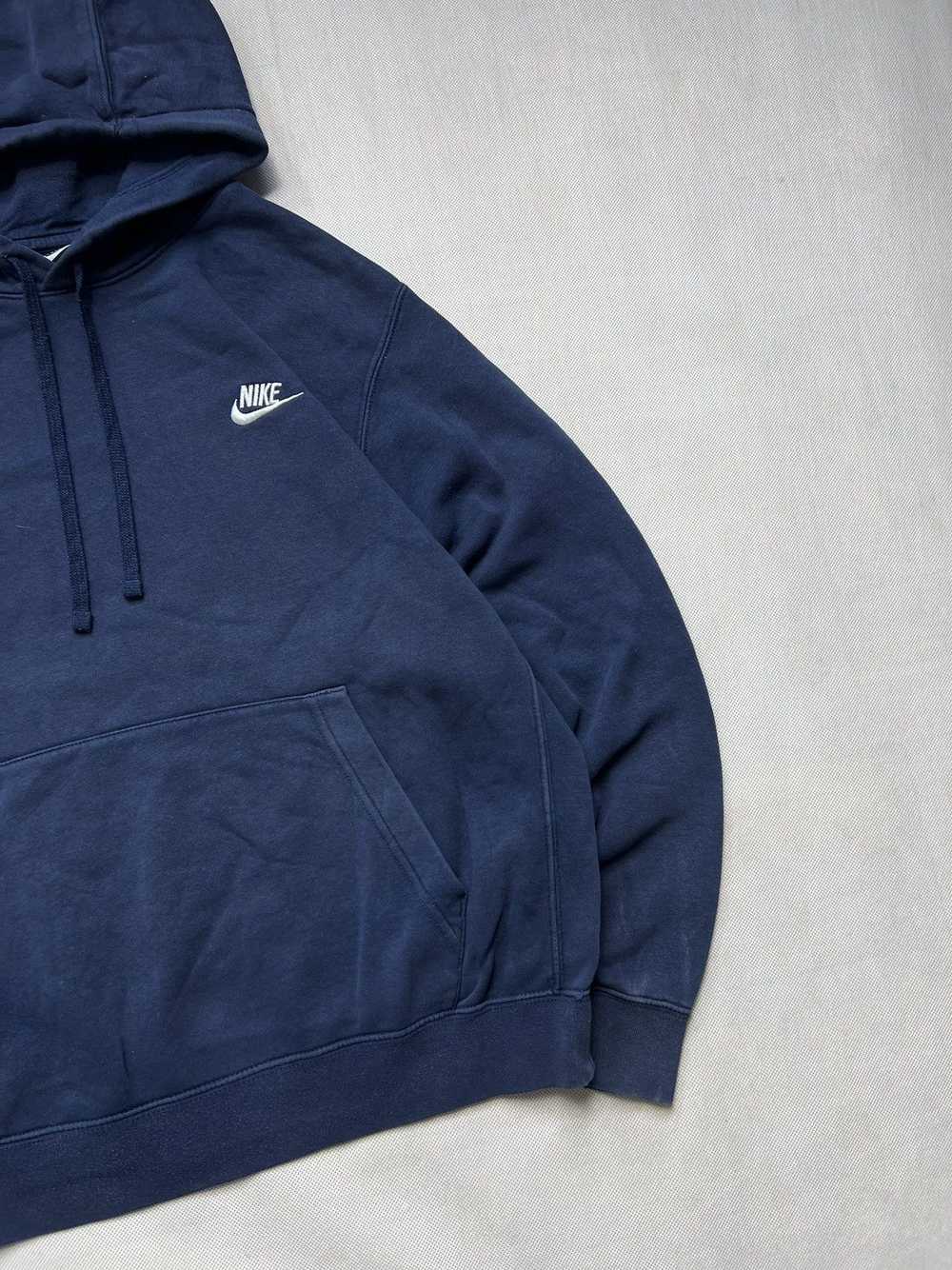 Nike Hoodie Nike small logo y2k navy - image 4