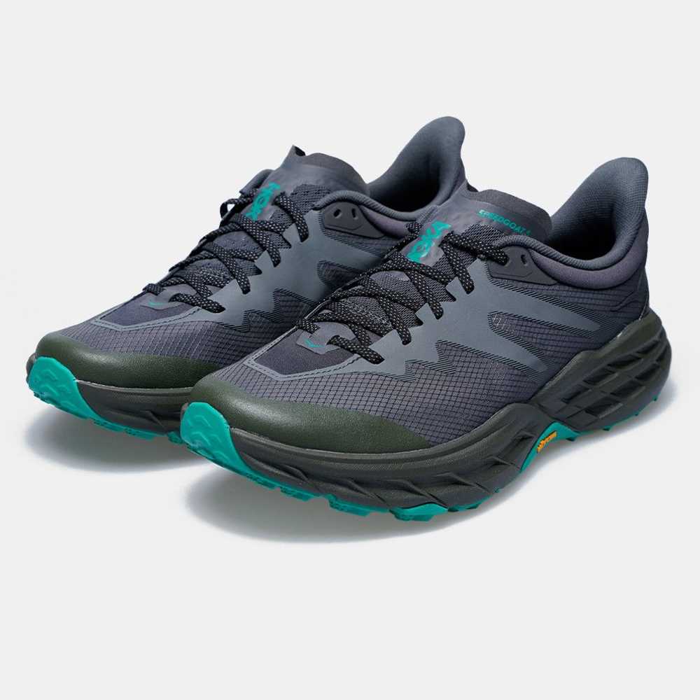 Hoka o1s22i1n0924 Stealth/Tech Speedgoat 5 Sneake… - image 3