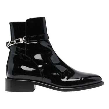 Totême Flat Boot patent leather boots