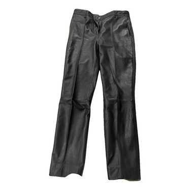 Victoria, Victoria Beckham Leather slim pants - image 1