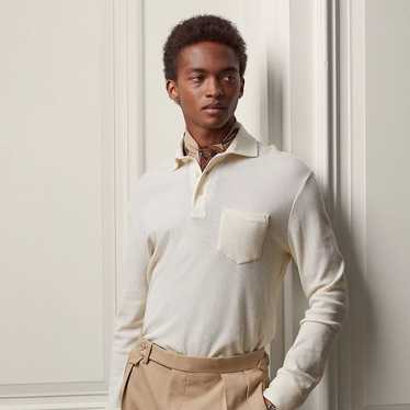 Ralph Lauren Purple Label Cotton-Cashmere Knit Pol