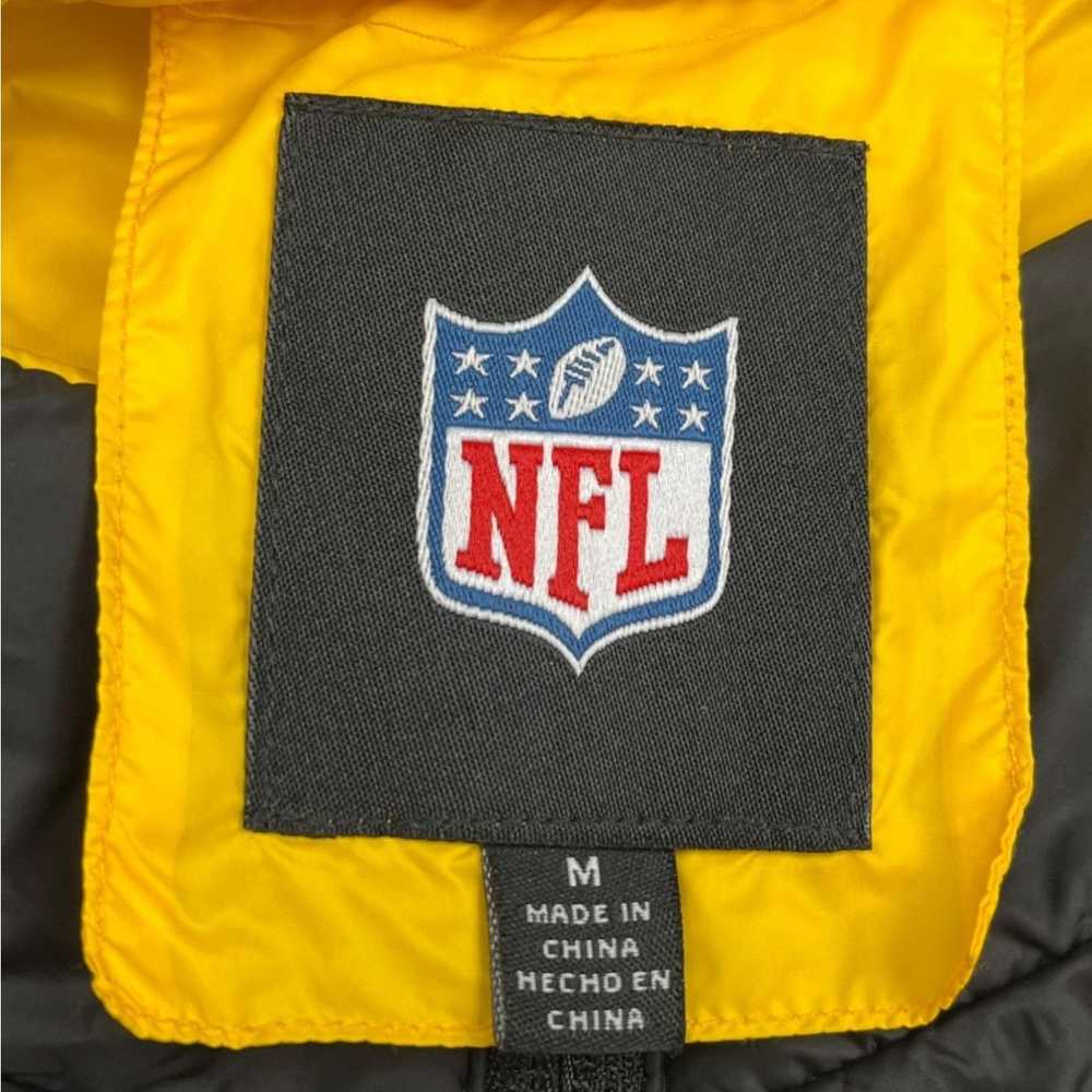 NFL NFL Men's Black Pittsburg Steelers Puffer Ves… - image 5