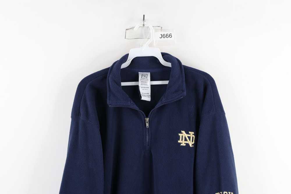 Vintage Vintage Notre Dame University Half Zip Fl… - image 2