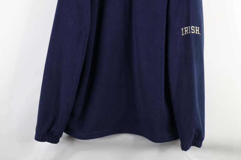 Vintage Vintage Notre Dame University Half Zip Fl… - image 3