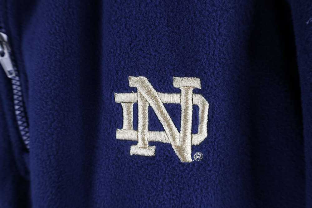 Vintage Vintage Notre Dame University Half Zip Fl… - image 4