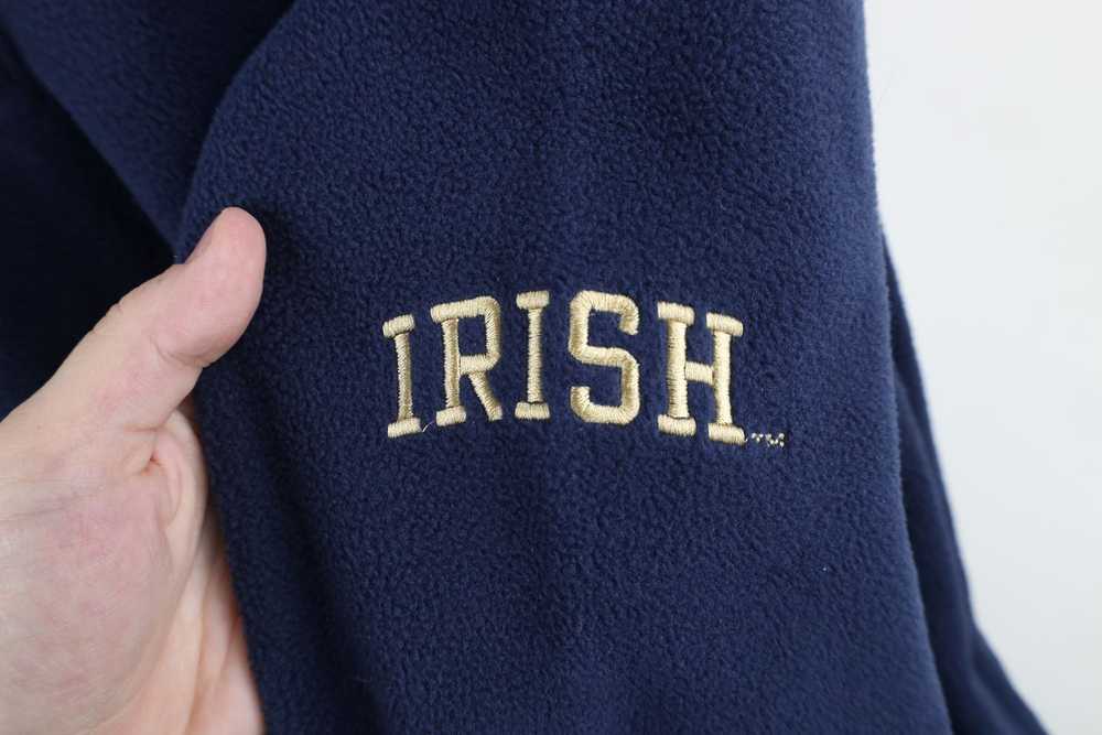 Vintage Vintage Notre Dame University Half Zip Fl… - image 5