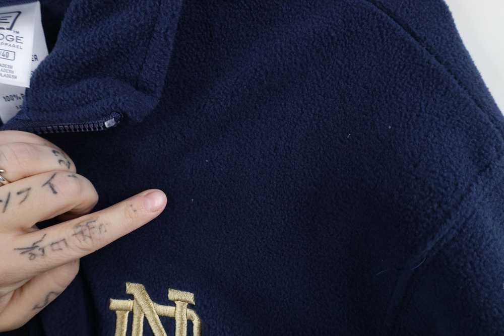 Vintage Vintage Notre Dame University Half Zip Fl… - image 7