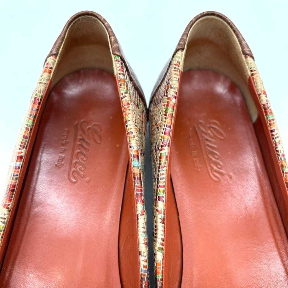 Gucci Tweed flats - image 10