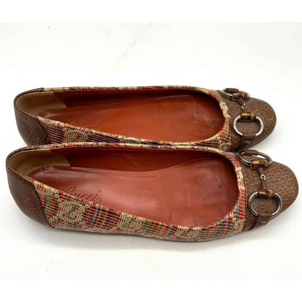 Gucci Tweed flats - image 11