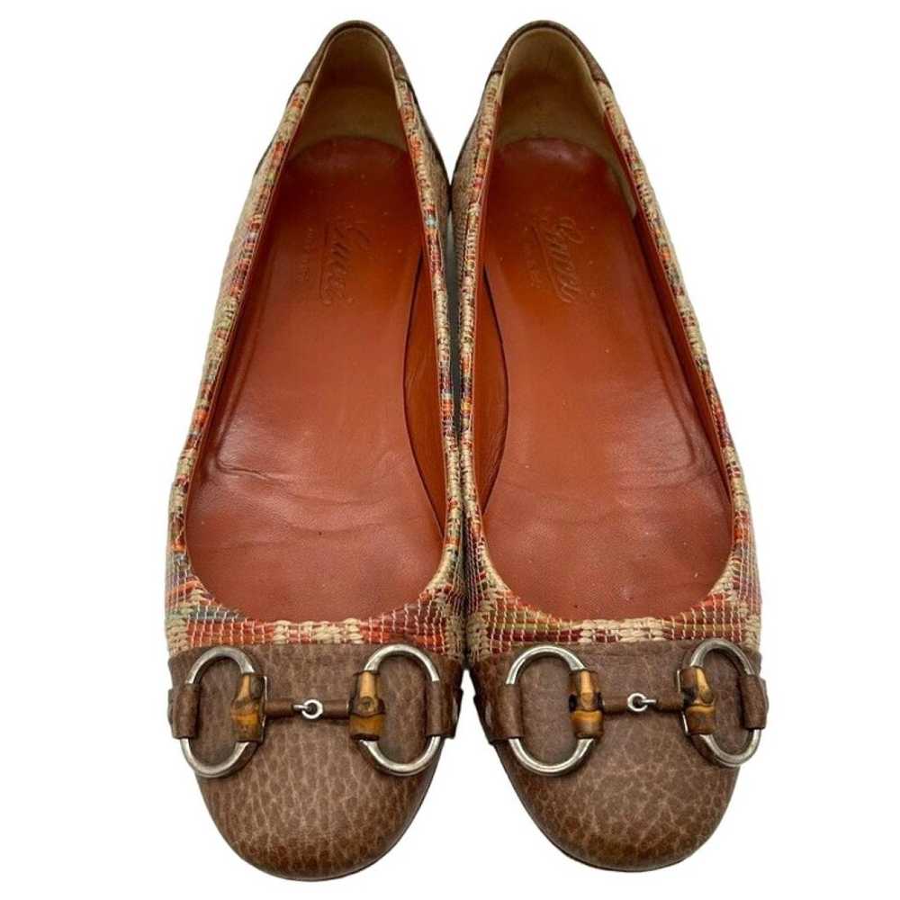 Gucci Tweed flats - image 2