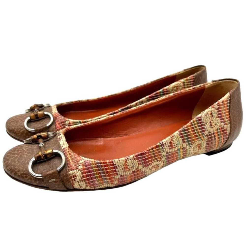 Gucci Tweed flats - image 3