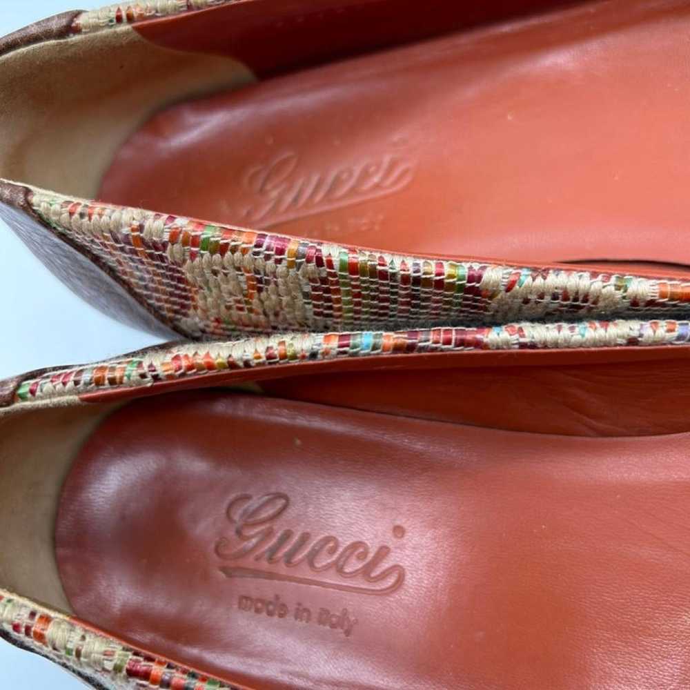 Gucci Tweed flats - image 4