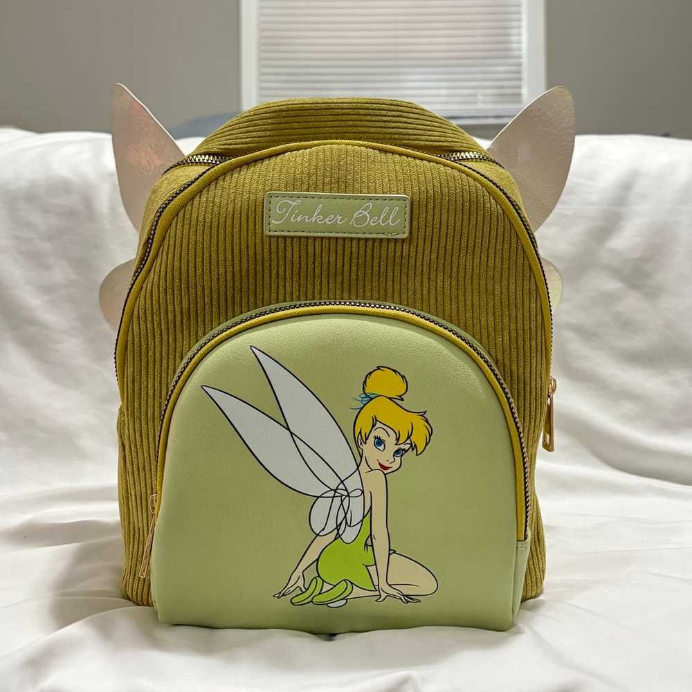 Peter Pan Tinker Bell Corduroy Backpack - image 1