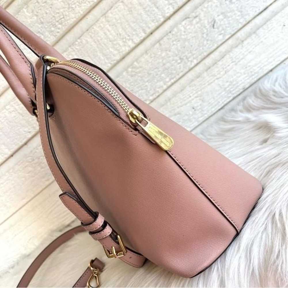 MICHAEL KORS Pale Pink Mauve Selma Mercer Satchel… - image 3