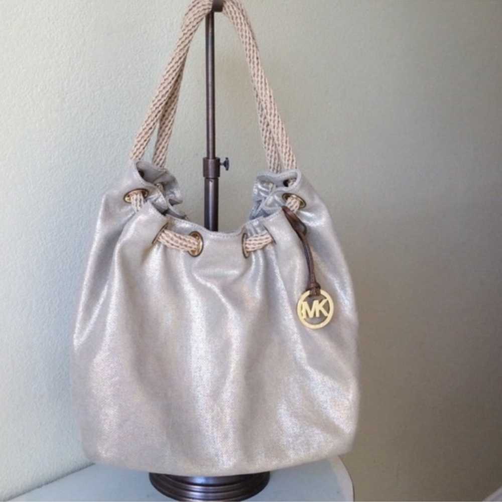 Michael Kors gold rope bag - image 1