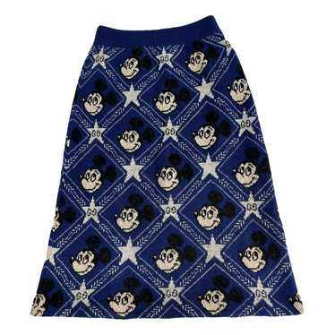 Disney x Gucci Wool mid-length skirt - image 1