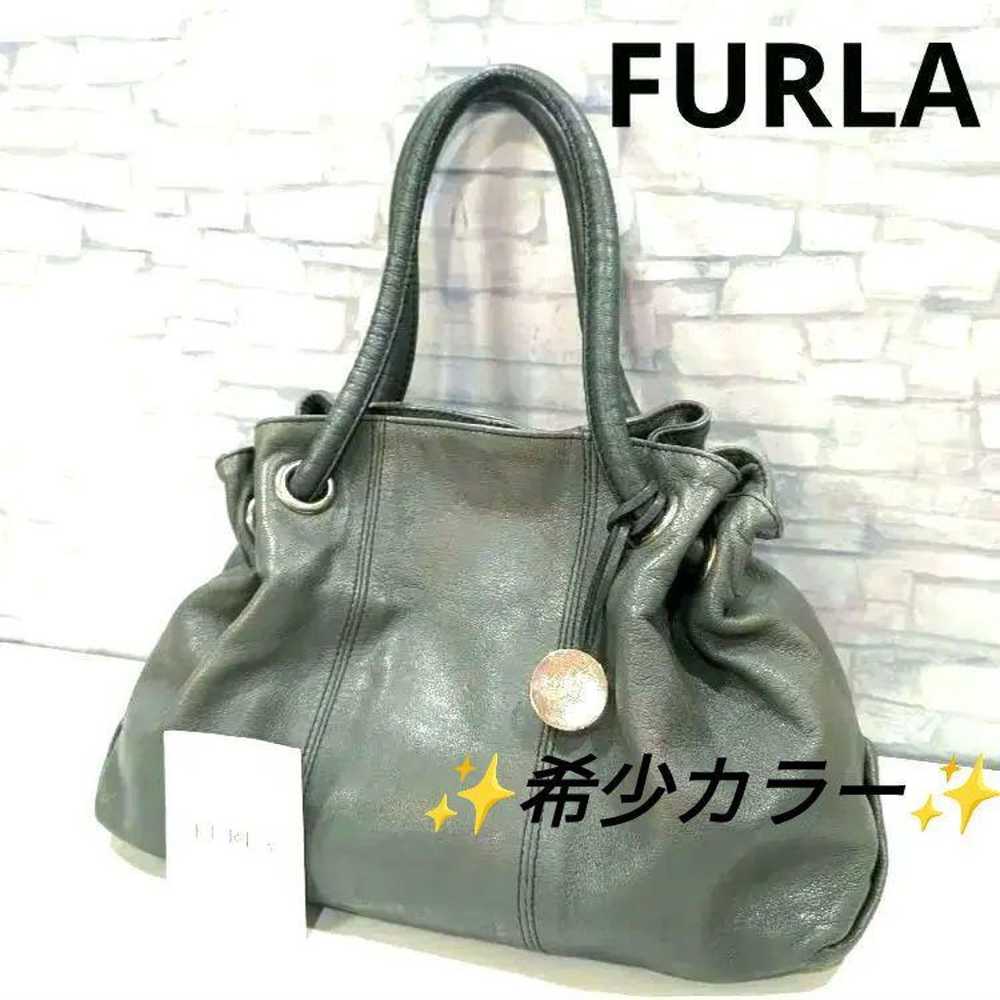 ✨Excellent Condition✨ FURLA Handbag Tote Bag Leat… - image 1