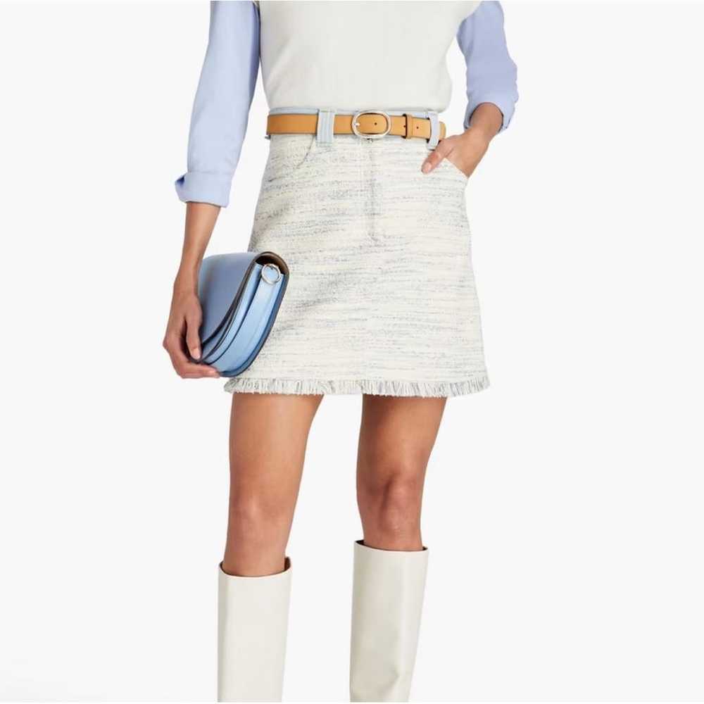 Sandro Tweed mini skirt - image 3