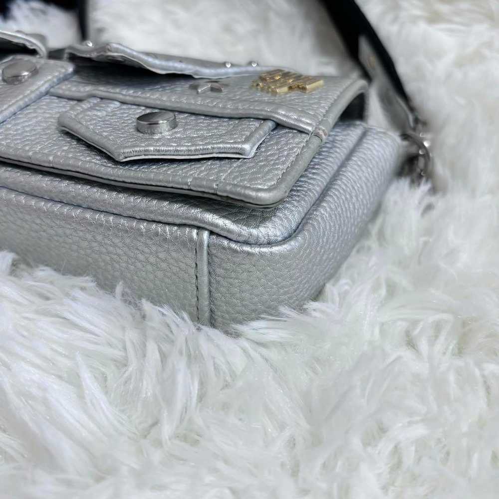 【Rare】ANNASUI Anna Sui Mini Shoulder Bag, Silver - image 4