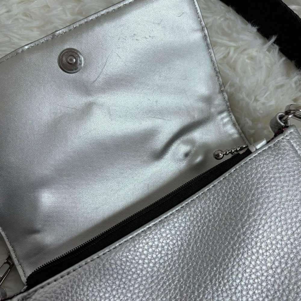 【Rare】ANNASUI Anna Sui Mini Shoulder Bag, Silver - image 5