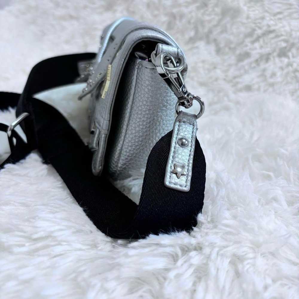 【Rare】ANNASUI Anna Sui Mini Shoulder Bag, Silver - image 8