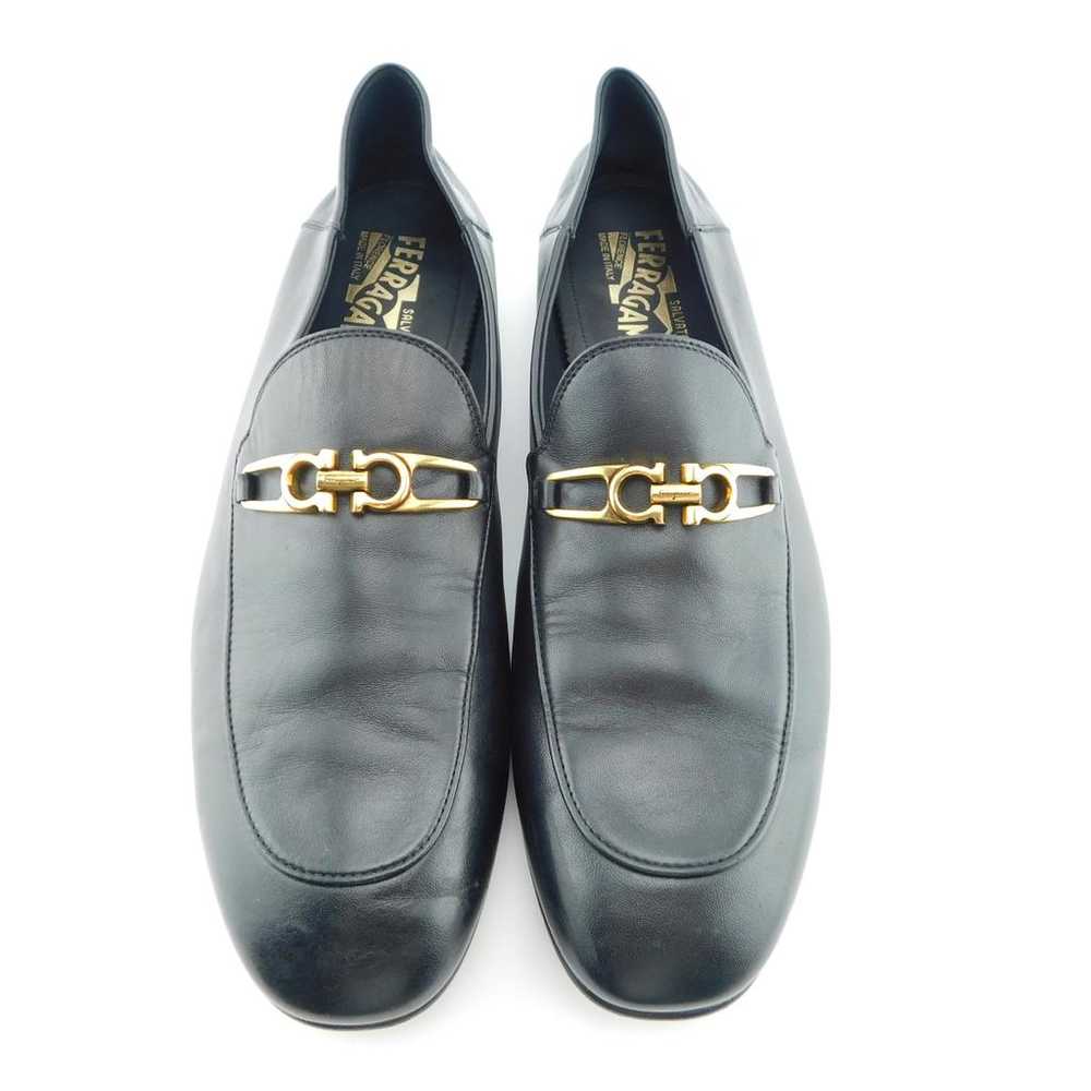 Salvatore Ferragamo Gancini leather flats - image 2