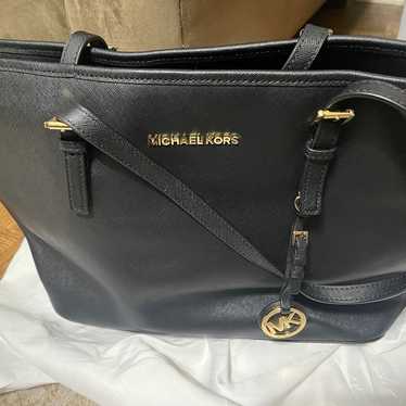 Michael Kors  large black tote - image 1