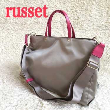 russet  L 2way Shoulder Bag Tote