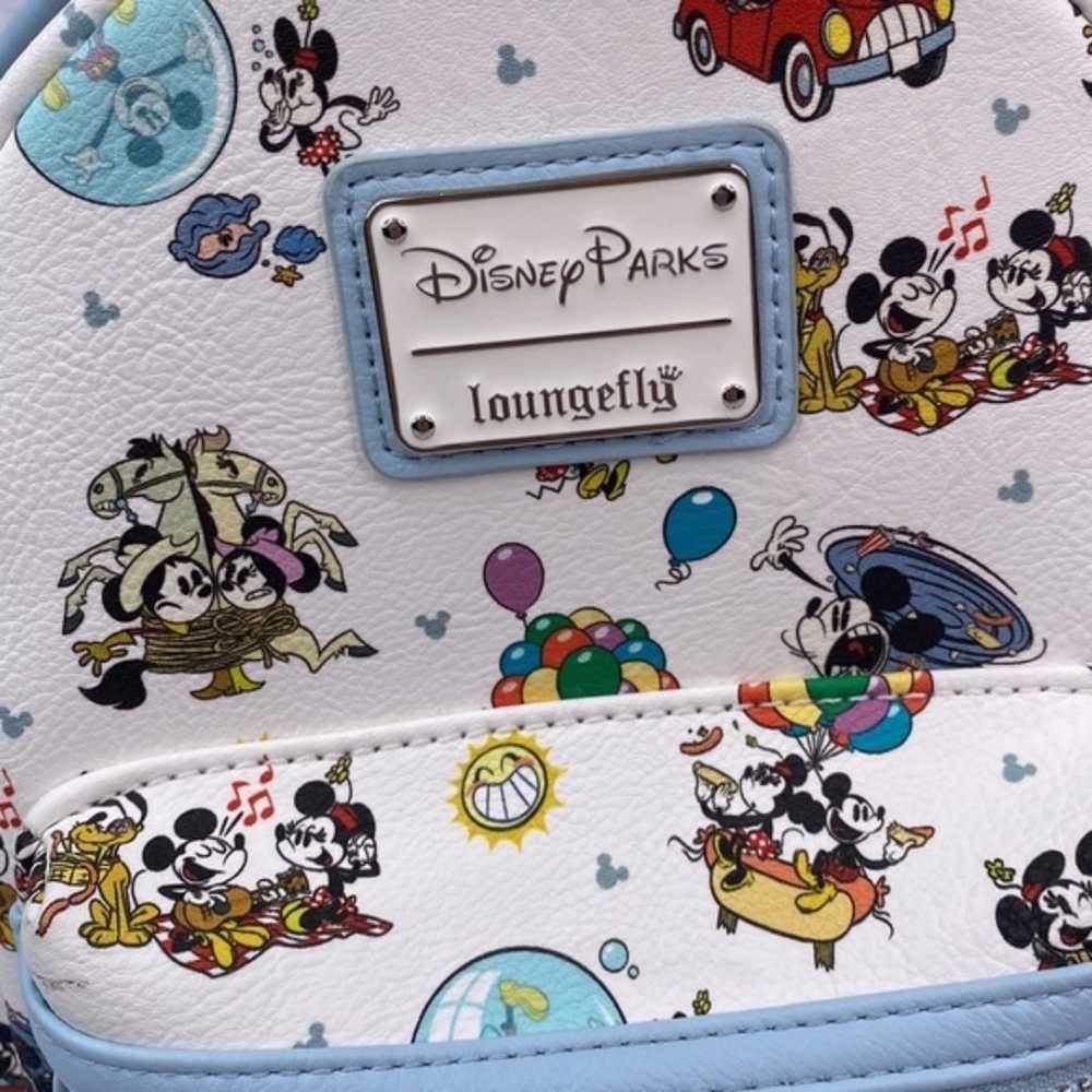 Loungefly Disney Parks Mickey and Minnie's Runawa… - image 2