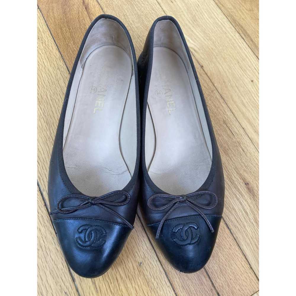 Chanel Leather ballet flats - image 2