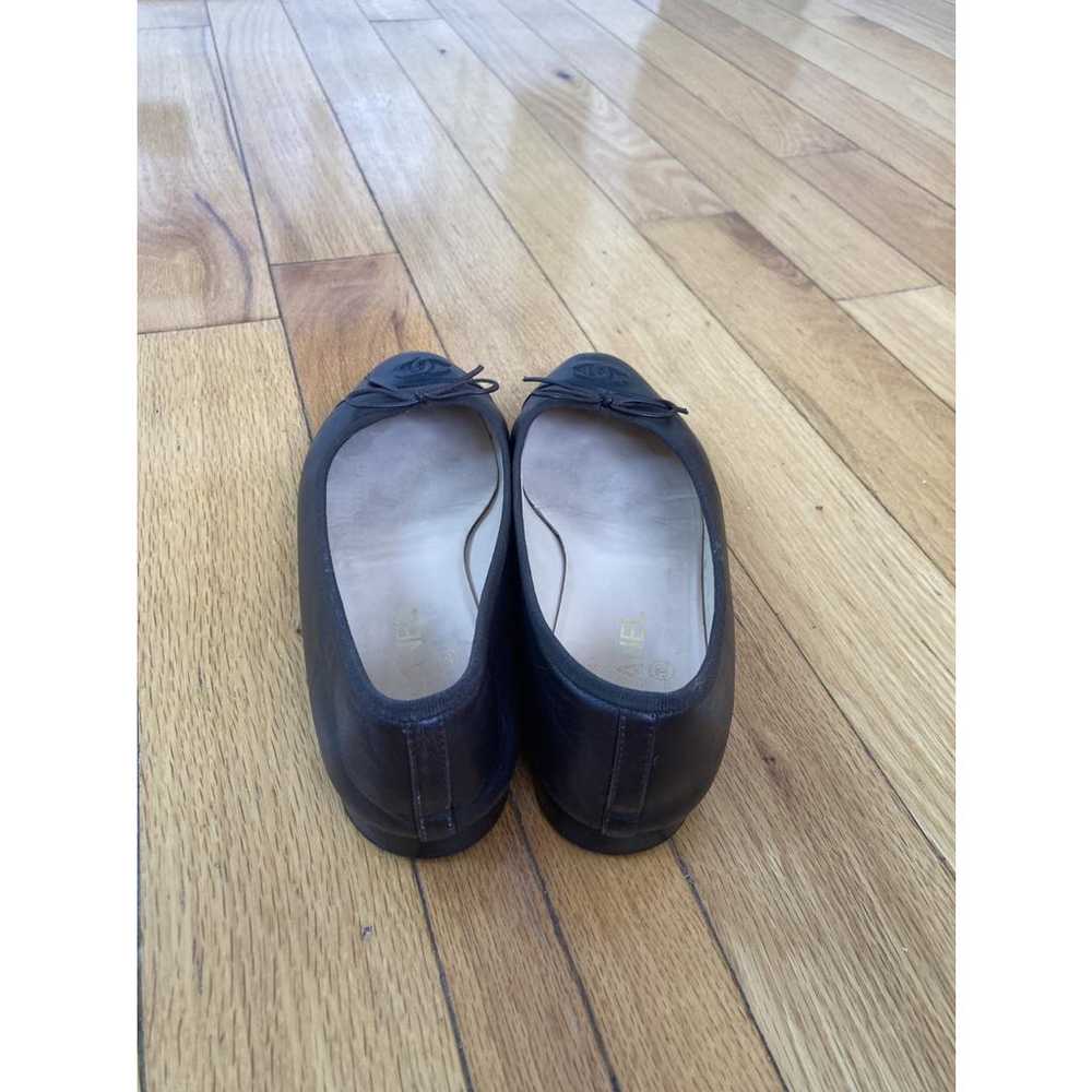 Chanel Leather ballet flats - image 4