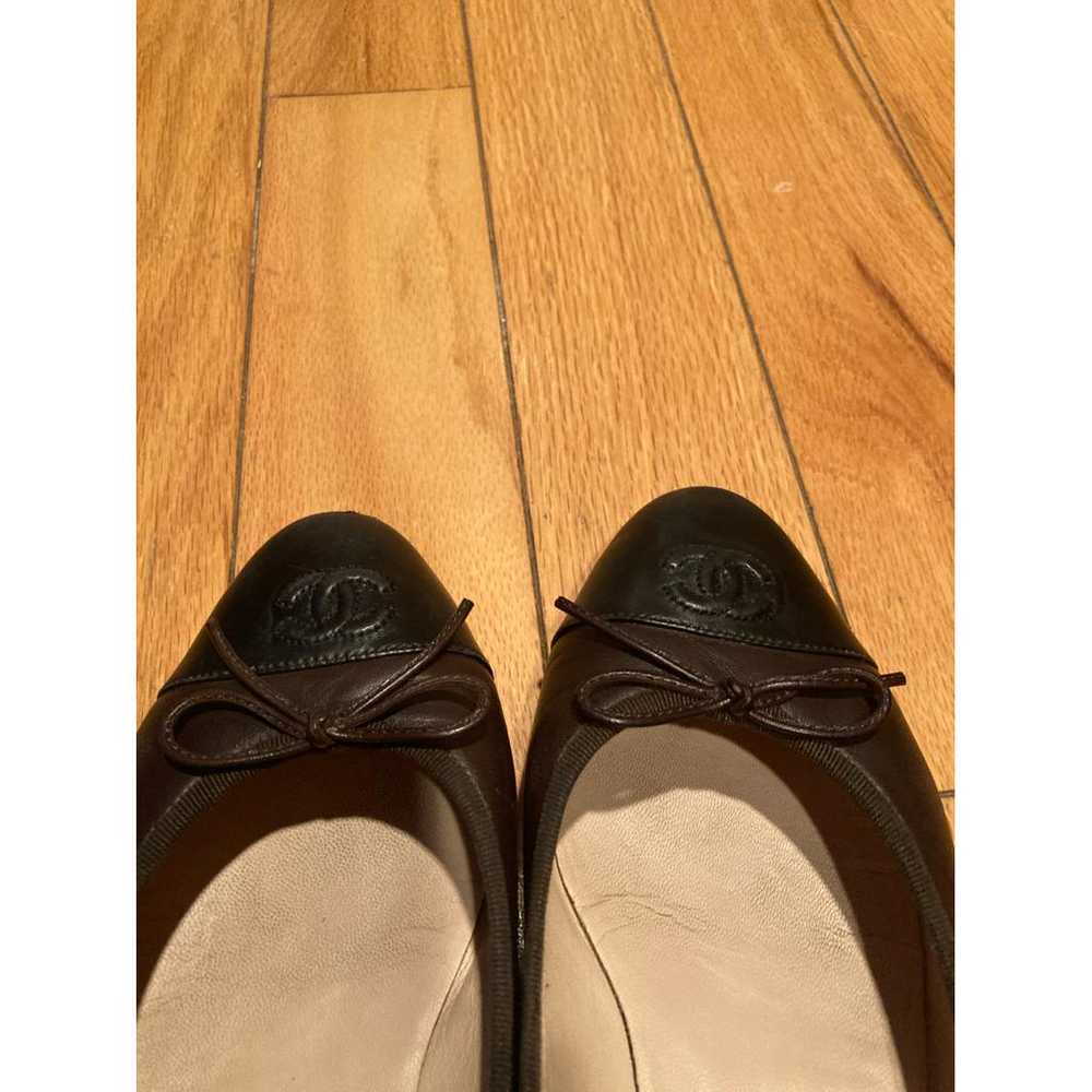 Chanel Leather ballet flats - image 5