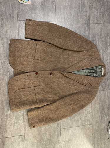 Harris Tweed Harris Tweed Herringbone Brown Blazer