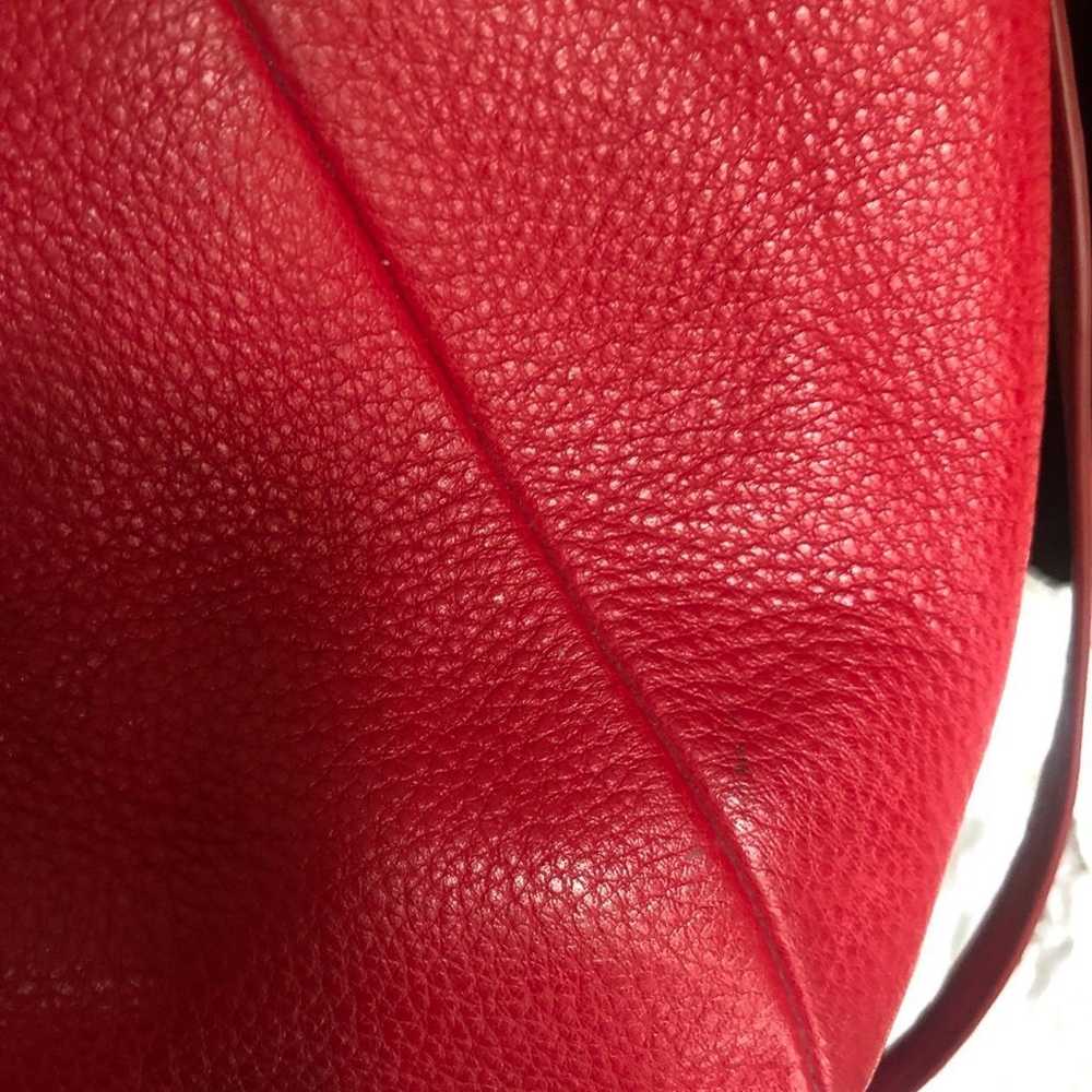 Beautiful Red Leather Coach - image 5