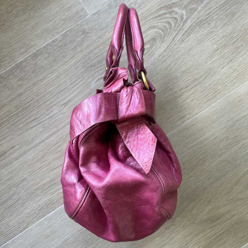 Miu Miu Bow bag leather handbag - image 6