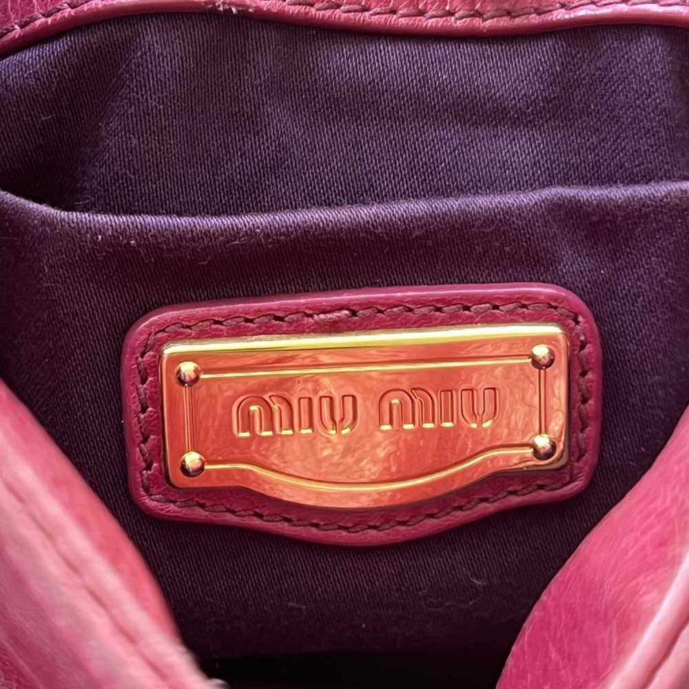 Miu Miu Bow bag leather handbag - image 8