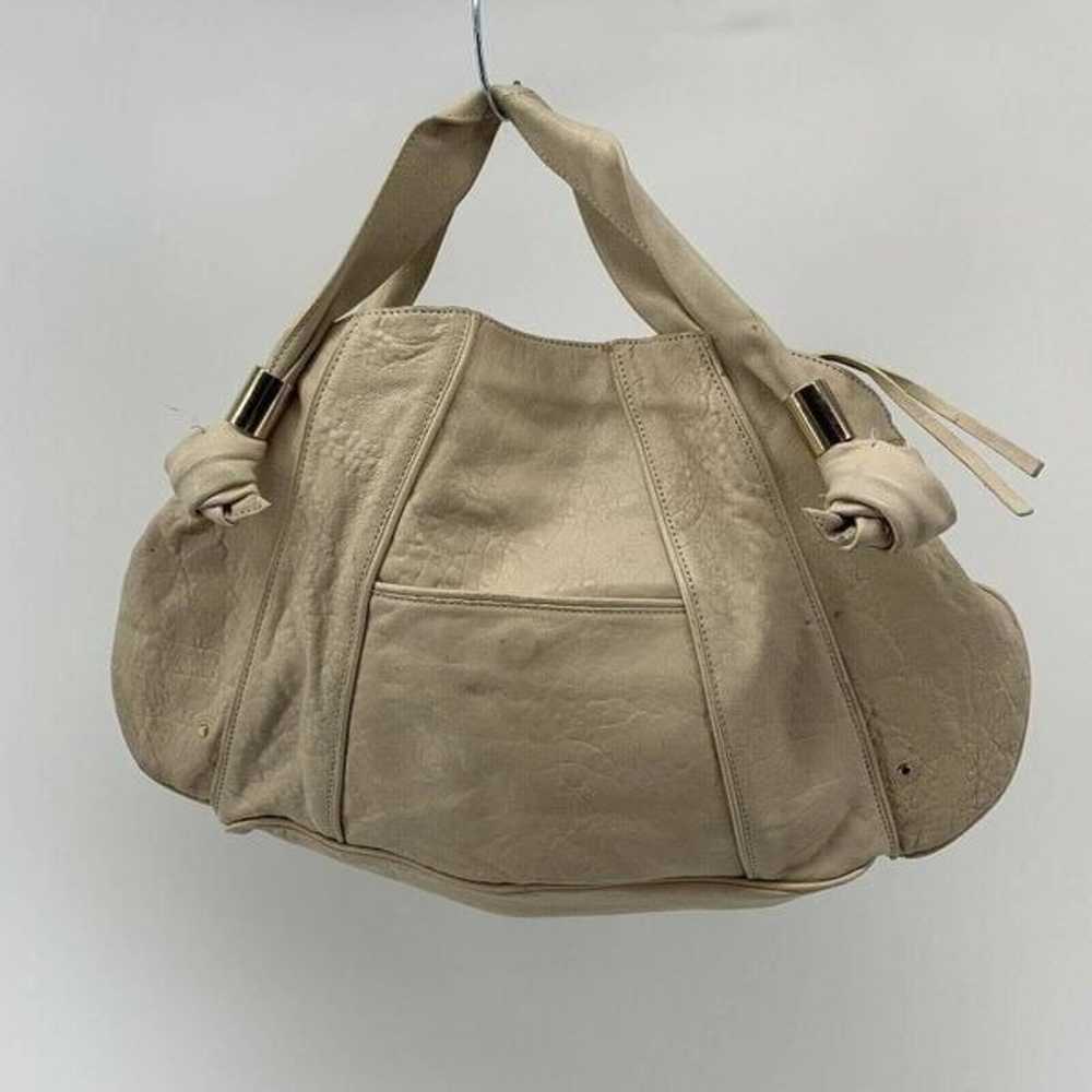 Tre Vero Leather Rock Stud Hobo Bag - image 3