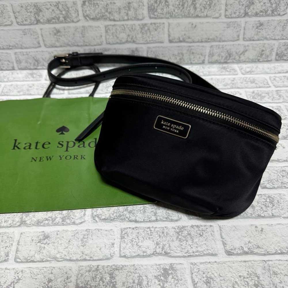 Kate Spade Waist Body Bag Black WKRU5959 - image 1