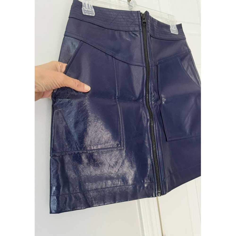 Rebecca Minkoff Patent leather mini skirt - image 2