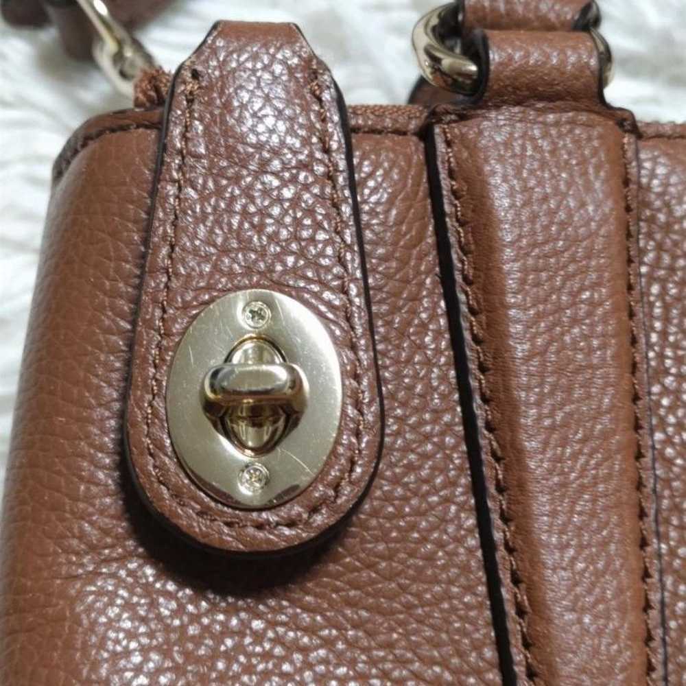 Coach 2way Leather Turnlock Shoulder Bag - image 5