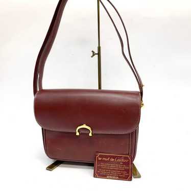 Cartier Must Line shoulder bag Bordeaux 0721-S3152