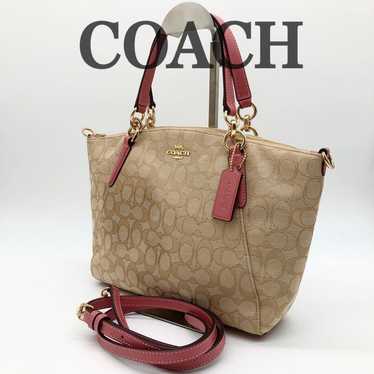 Coach Signature 2way Tote Bag Shoulder Bag