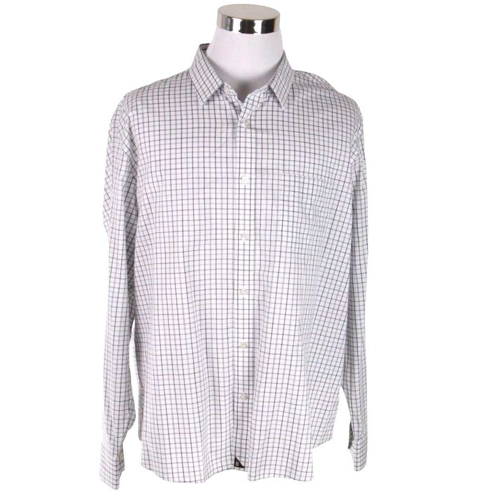 UNTUCKit UNTUCKit Mens Shirt XXXL Grey White Chec… - image 1