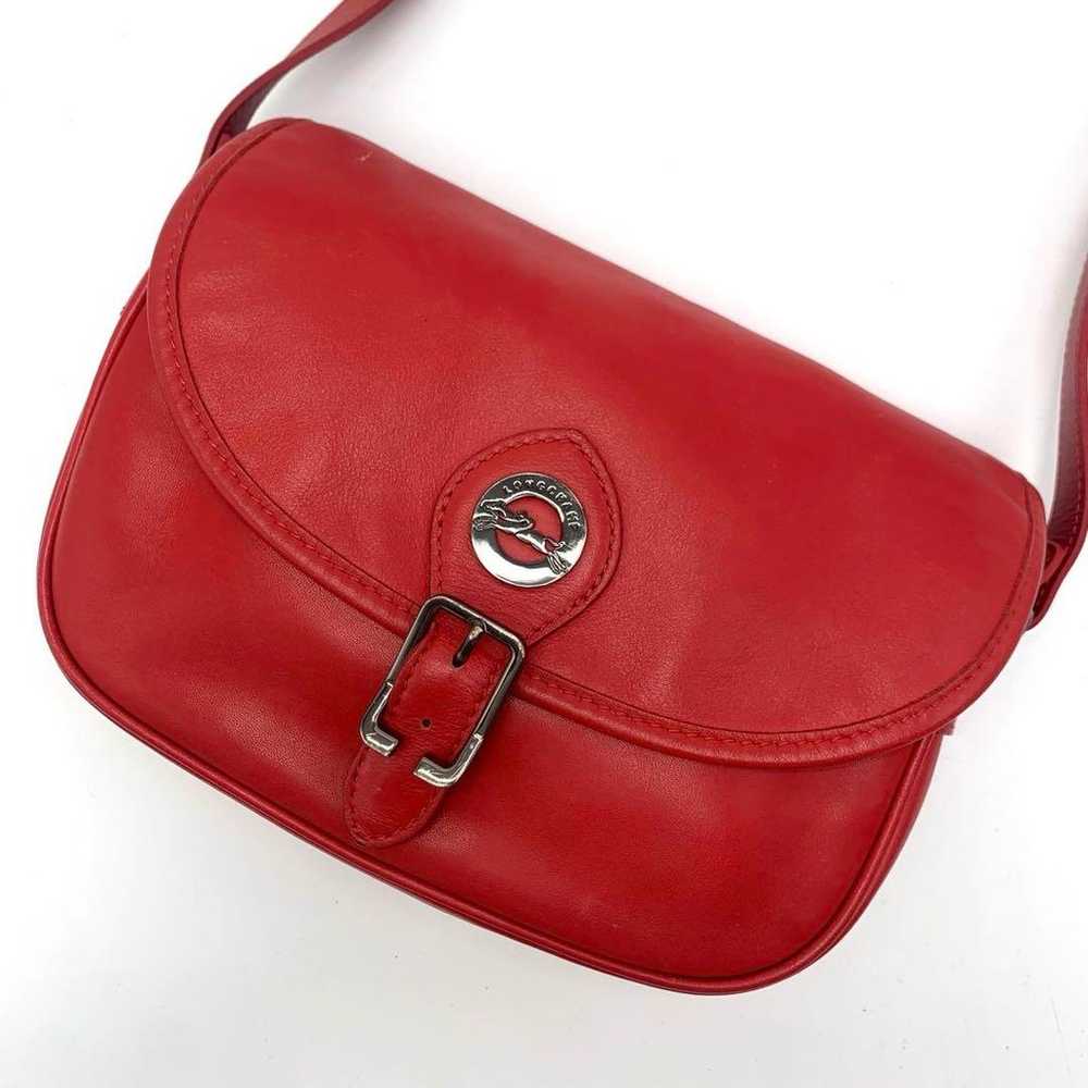 LONGCHAMP Shoulder Bag Crossbody Red - image 2