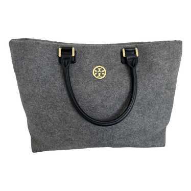 Tory Burch hotsell York Flannel Grey Wool Tote