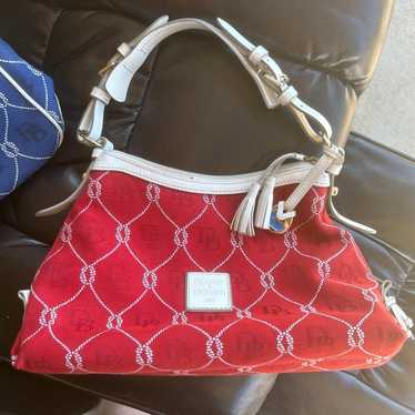 VINTAGE Dooney and Bourke Red Handbag